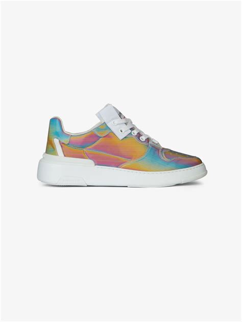 givenchy holographic sneakers|Givenchy purple sneakers.